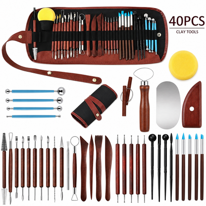 Professional Clay Sculpting & Pottery Tool Set