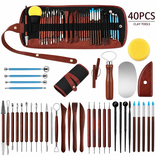 Professional Clay Sculpting & Pottery Tool Set