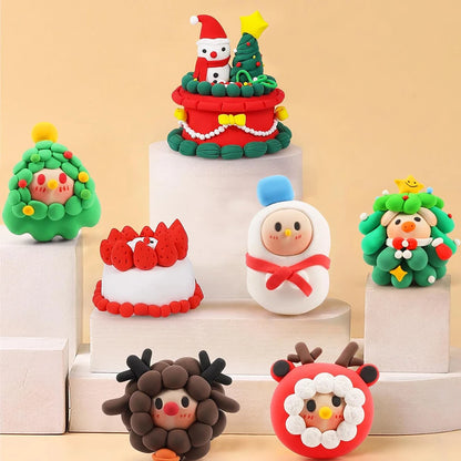 24-Color Magic Air-Dry Foam Clay Set